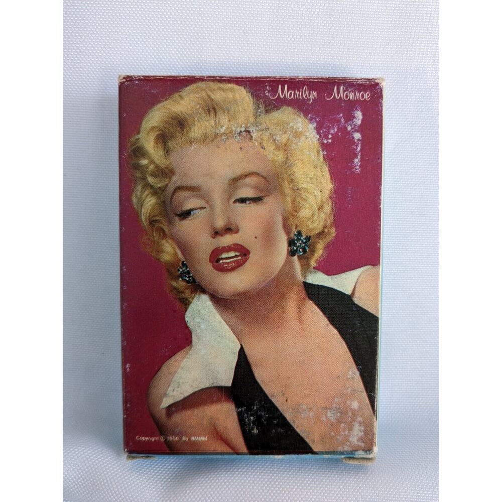 Marilyn Monroe Vintage Original Souvenir Box Playing Cards 1956 Complete